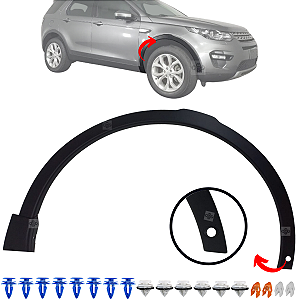 Moldura Paralama Dianteiro C/Furo Para Discovery Sport 2015/2019 - Lado Direito