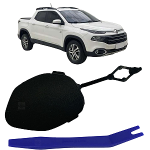 Tampa Reboque Parachoque Dianteiro Para Fiat Toro 2016/2020