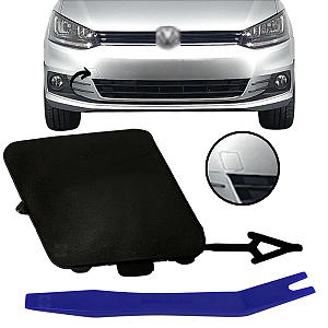 Tampa Reboque Parachoque Dianteiro Para Volkswagen Fox 2015/2020