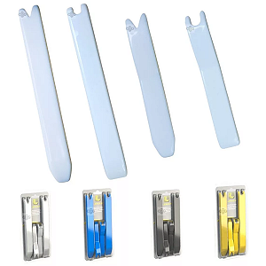 Kit 4 Espatulas Nylon Desmontar Painel Moldura Grampo Carro