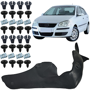 01 Capa Roda Parabarro Dianteiro Volkswagen Polo 2004/2011 - Lado Direito