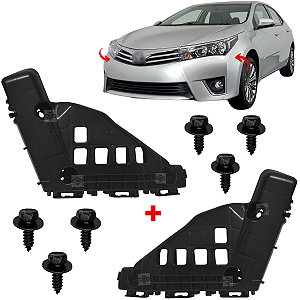 Par Guia Parachoque Dianteiro Toyota Corolla 2014/2016