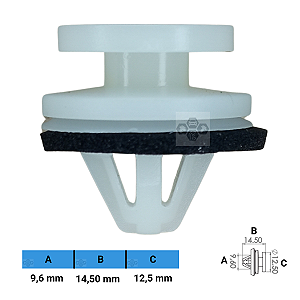 Grampo Presilha 9,6X14,50X12,5mm