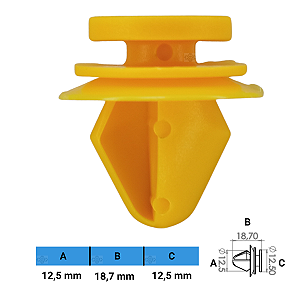 Grampo Presilha 12,5X18,7X12,5mm