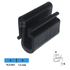 Grampo Presilha 16,4X1,5mm