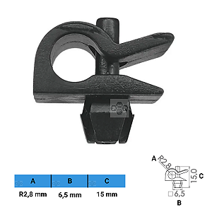 Grampo Presilha R2,8X6,5X15mm