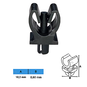 Grampo Presilha 10,2X0,60mm