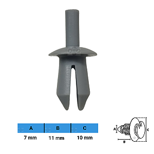 Grampo Presilha 7X11X10mm
