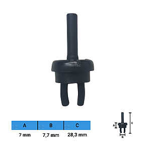 Grampo Presilha 7X7,7X28,3mm