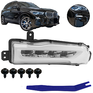 Farol Milha Neblina Nevoeiro Led Parachoque X5 M Sport 2017/2023 Lado Motorista 63177406365