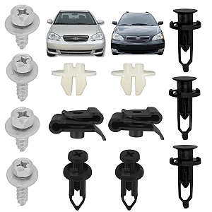 13 Grampo Presilha Parachoque Para Fielder e Corolla 2002/2008