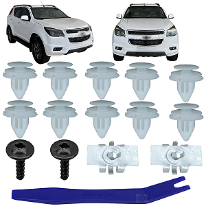 14 Grampo Presilha Forro Porta Dianteira Chevrolet GM Trailblazer 2013/2016