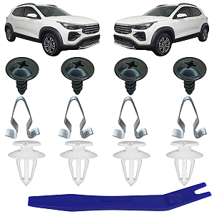 12 Grampo Presilha Soleira Interna Dianteira Fiat Pulse 2022/2024