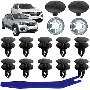 14 Grampo Presilha Parabarro Dianteiro Renault Kwid 2017/2024