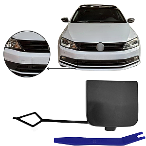 01 Tampa de Reboque Parachoque Dianteiro Jetta 2015/2018