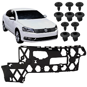 Guia Suporte Garra de Encaixe Lateral Inferior do Parachoque Dianteiro Para Volkswagen Passat 2011/2015