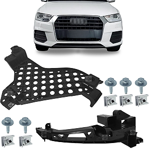 Kit Guia Suporte Garra Encaixe Alojamento Farol Parachoque Dianteiro Para Audi Q3 2012/2019 RSQ3 2015/2018