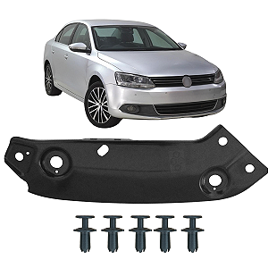 Guia Suporte Radiador Lateral Farol Parachoque Dianteiro Para Volkswagen Jetta 2011/2014