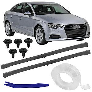 Par Spoiler Saia Lateral Inferior Para Audi A3 2014/2021