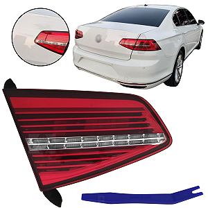 Farol Lanterna Traseira Tampa Centro  Para Volkswagen Passat 2015/2021