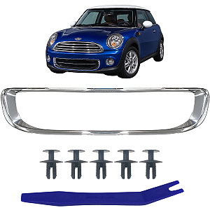 Moldura Inferior Friso Cromado Para Mini Cooper 2011/2014