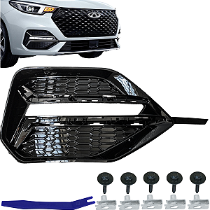 Moldura Farol Milha Para Chery Arrizo 6 Pro 2021 a 2025