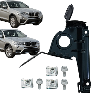 01 Guia Suporte Farol Paralama Para BMW X3 X4 2015 2016