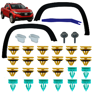 Moldura Paralama Dianteiro Fiat Strada 2020 2021 2022 2023 2024