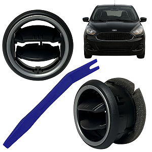 2 Difusor Grade Saida Ar Lateral Para Ford Ka 2015 2016 2017 2018 2019 2020