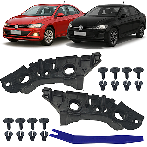 Suporte Guia Parachoque Polo 2018 2019 2020 2021 2022
