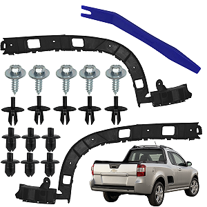 Suporte Guia Parachoque Traseiro Montana 2012 2013 2014 2015 2016 2017 2018 2019 2020 2021 2022