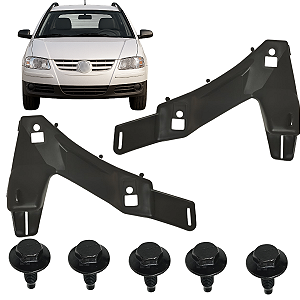 Suporte Guia Parachoque Saveiro Parati Gol G4 2006 2007 2008 2009 2010 2011 2012