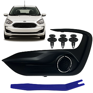 Moldura Grade Farol Milha Ka 2018 2019 2020 2021