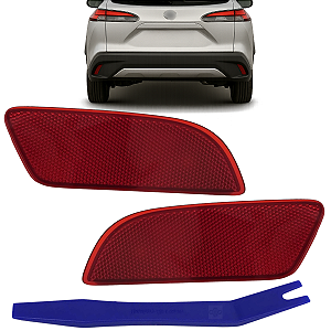 Refletor Olho De Gato Tras Corolla Cross 2021 2022 2023 2024