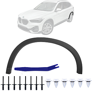 Friso Alargador Moldura Traseiro Para Bmw X1 2016 2017 2018 2019 2020 2021 2022