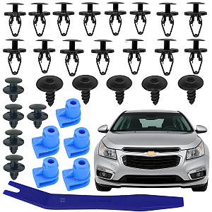 Kit 30 Grampo Presilha Parabarro Dianteiro Cruze 2012/2016