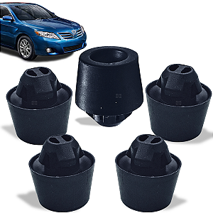Kit 2 Batente Borracha Tampa Capo Camry 2001 2002 2003 2004