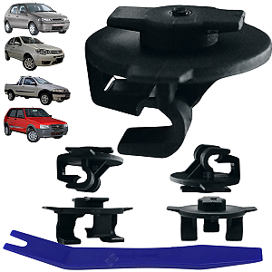 Kit 05 PRESILHA GRAMPO Haste Fechadura Portas Strada 96 2002