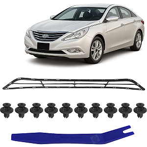 Grade Central Inferior Parachoque Diant. Sonata 2011/2013