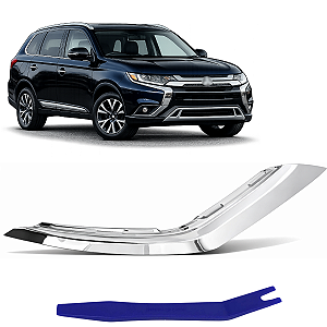 Moldura Friso Aplique Cromado Inferior Outlander 2016/2021