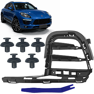 Moldura Do Milha Farol Inferior Para Porsche Macan 2014 Até 2017