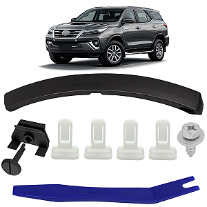 Alargador Parachoque Para Toyota Hilux Sw4 2016/2021 Preto