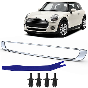 Friso Inferior Cromado Para Mini Cooper 2014/2021 Todos