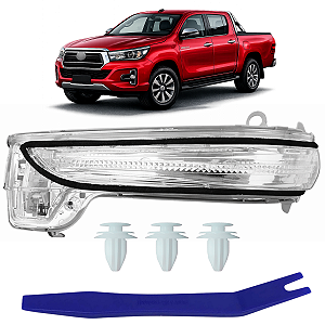 Luz Pisca Seta Retrovisor Hilux 2016/2023