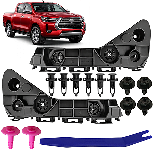 Suporte Guia Garra Parachoque Hilux 2021 2022 2023 2024 2025