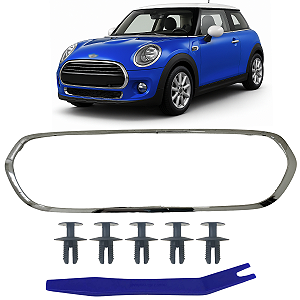 Moldura Grade Aplique Friso Para Mini Cooper 2014/2019