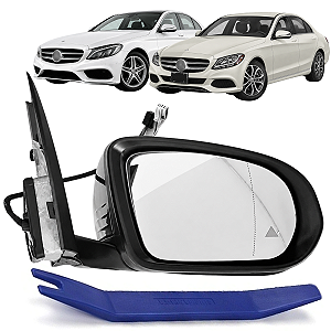 Retrovisor P/ Mercedes Classe C180 C200 C250 C300 2014/2021