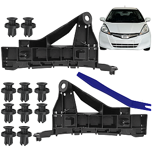 Suporte Guia Garra Parachoque P/ Honda Fit 2013 2014