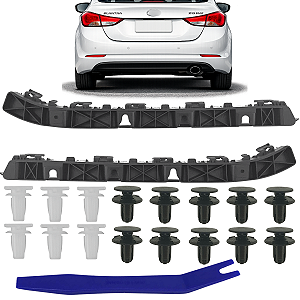 Suporte Guia Parachoque Traseiro Elantra 2013 2014 2015 2016