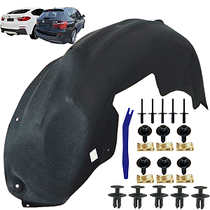 Capa Roda Parabarro Traseiro Para Bmw X3 X4 + Grampos